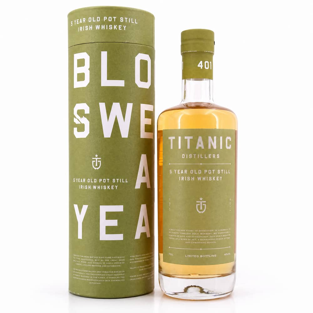 Titanic 5 Jahre Distillers Pot Still Irish Whiskey 0,70 Liter/ 46.0% vol Produktbild