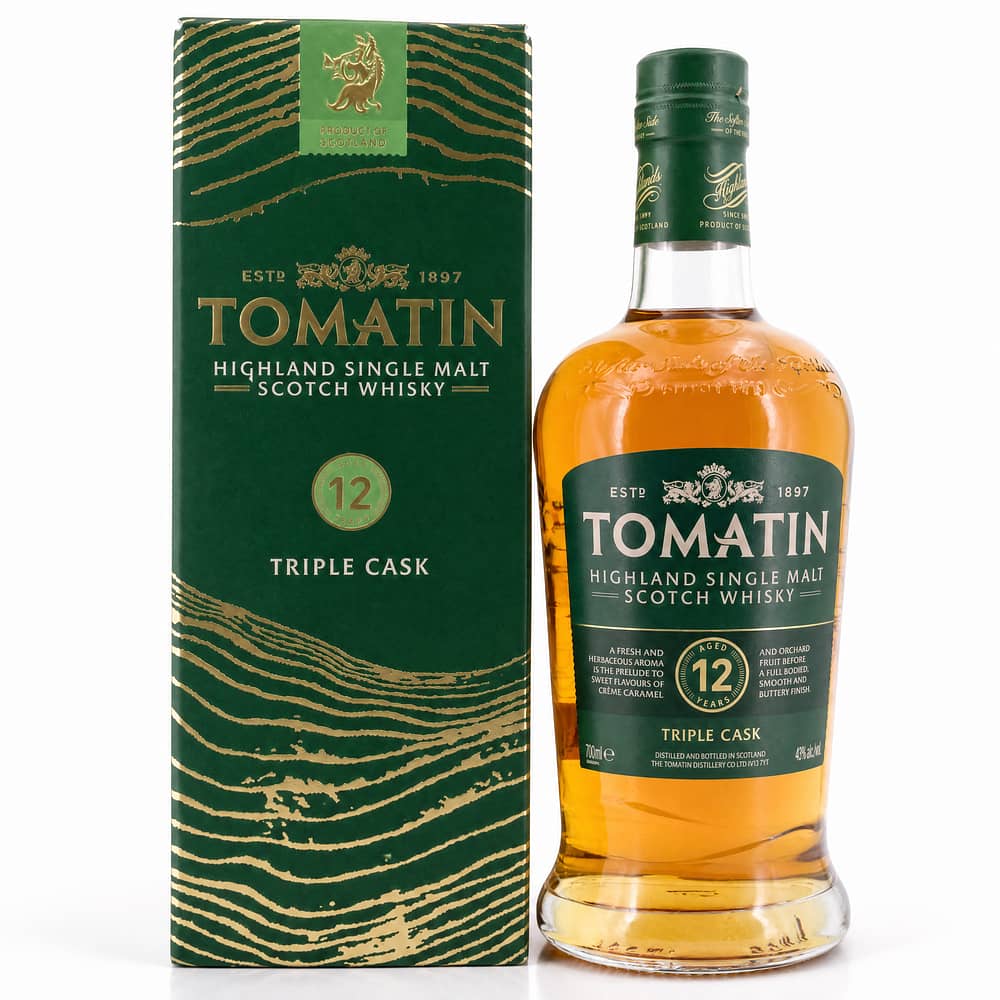 Tomatin 12 Jahre Triple Cask 0,70 Liter/ 43.0% vol Produktbild