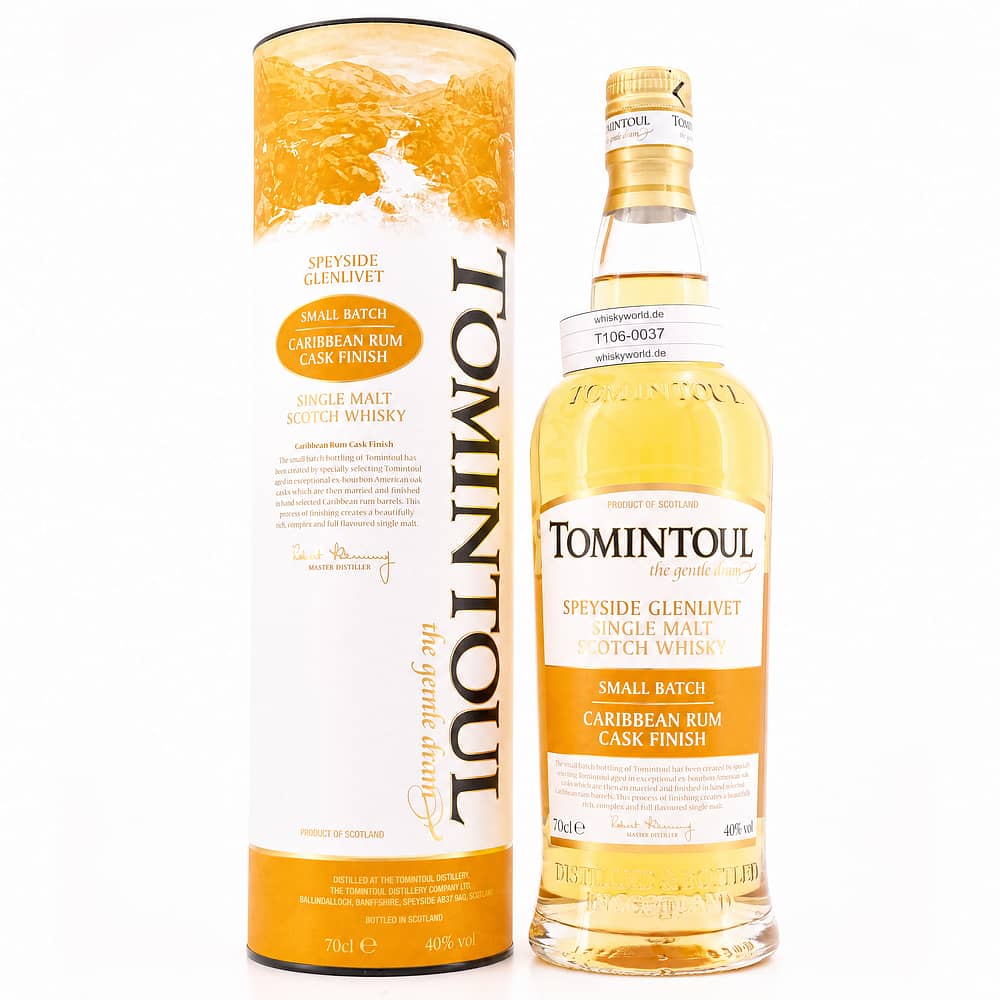 Tomintoul Caribbean Rum Cask Finish 0,70 Liter/ 40.0% vol Produktbild