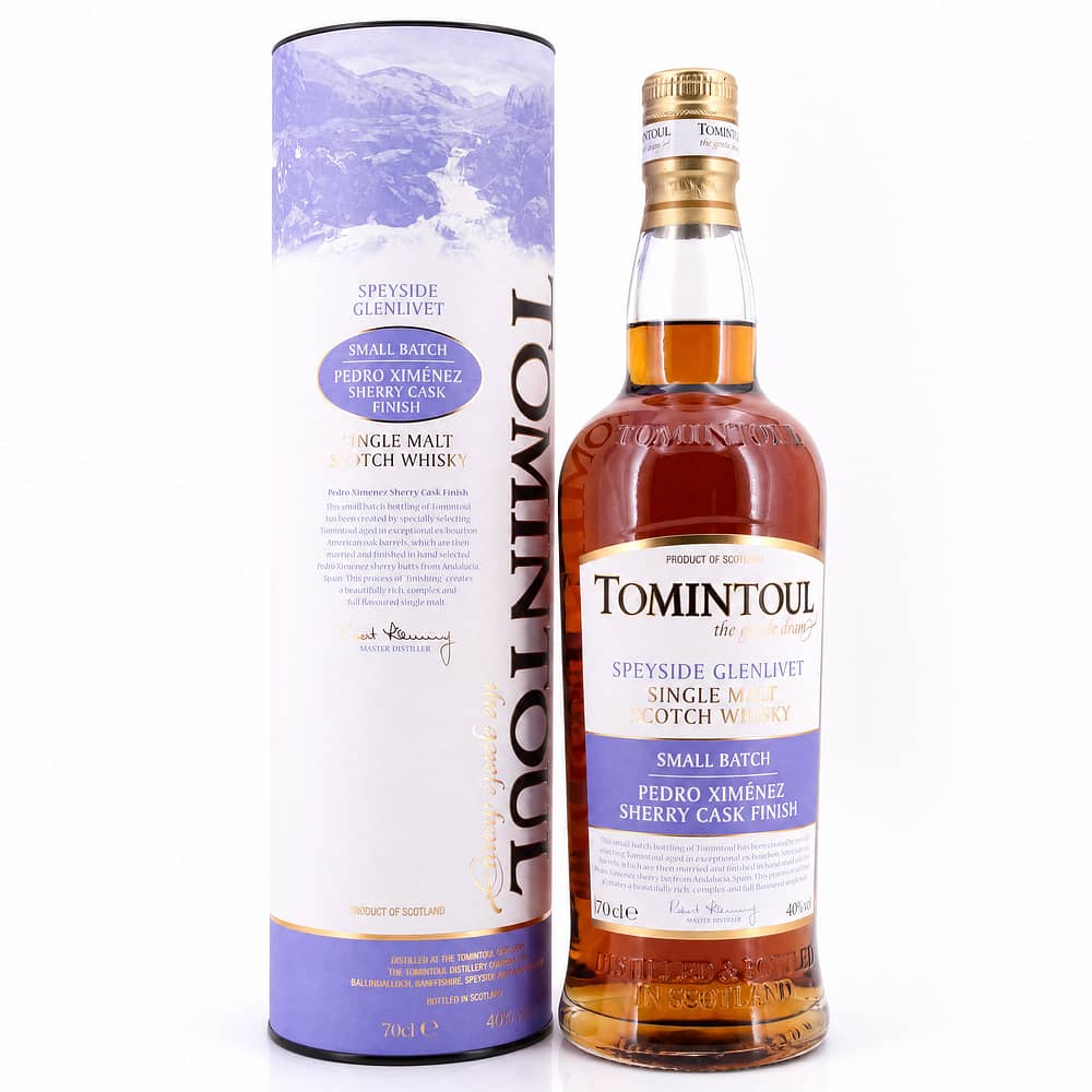 Tomintoul PX Sherry Cask Finish 0,70 Liter/ 40.0% vol Produktbild