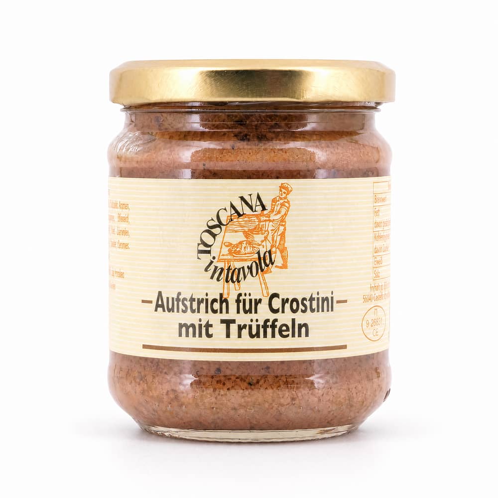 TOSCANA intavola antico crostino al Tartufo Pastete mit Trüffeln 180 Gramm Produktbild