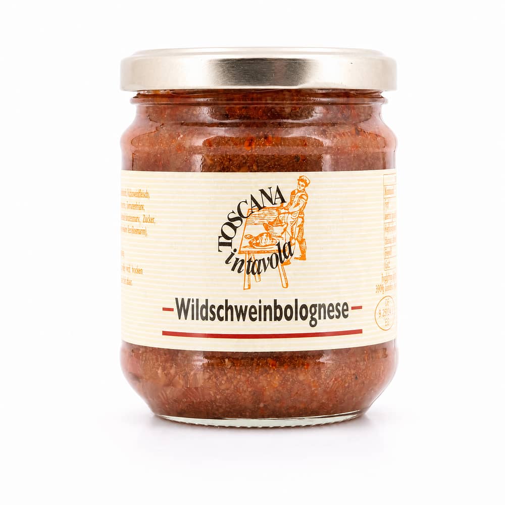 TOSCANA intavola Wildschweinbolognese Wildschwein-Ragout 180 Gramm Produktbild