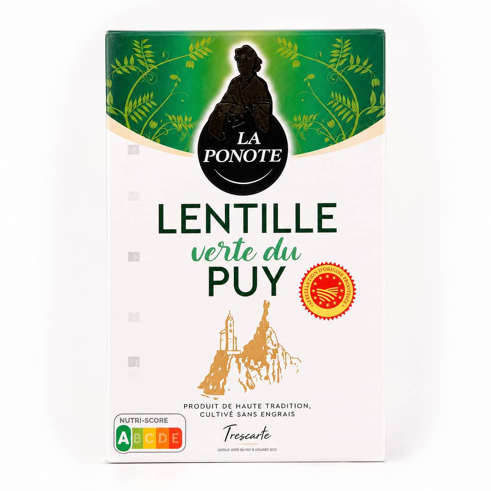 Trescarte Lentille PUY Grüne Linsen AOC aus Puy 500 Gramm Produktbild
