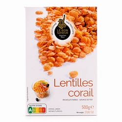 Trescarte Lentilles Corail Rote Linsen Produktbild
