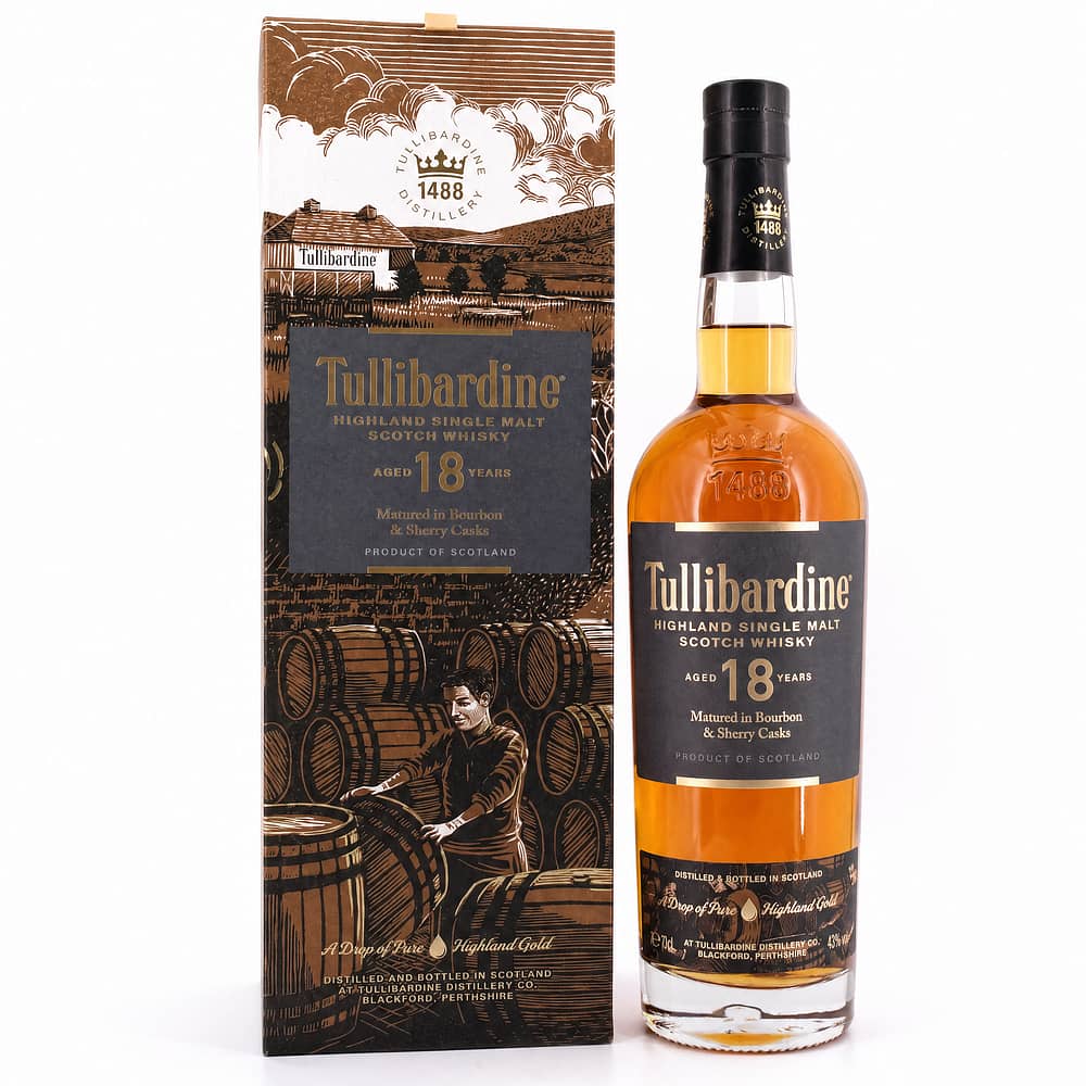 Tullibardine 18 Jahre 0,70 Liter/ 43.0% vol Produktbild
