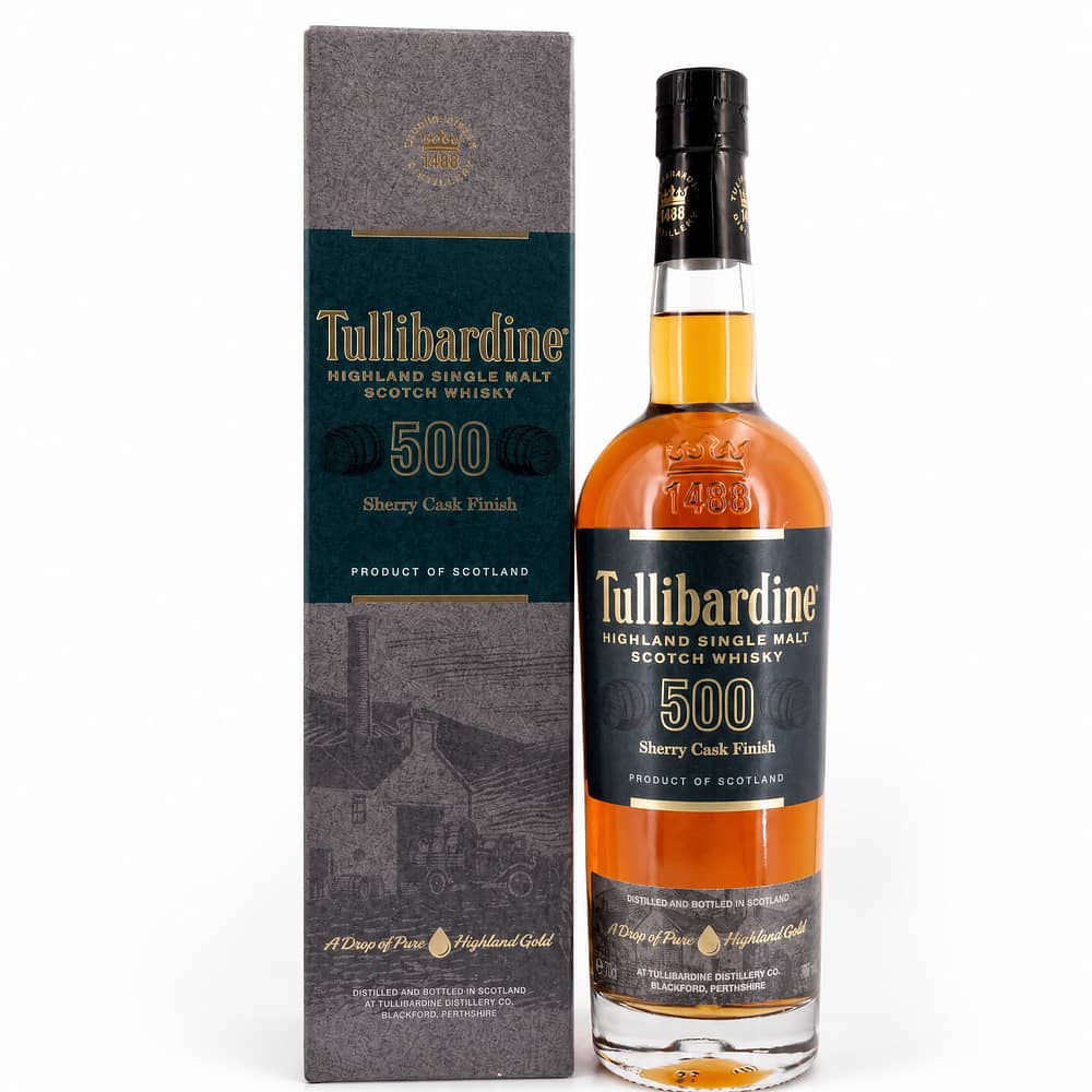 Tullibardine 500 Sherry finish 0,70 Liter/ 43.0% vol Produktbild