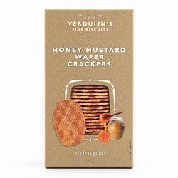 Verduijn's Honey Mustard Wafer Crackers Käse-Waffeln mit Honig und Senf Produktbild