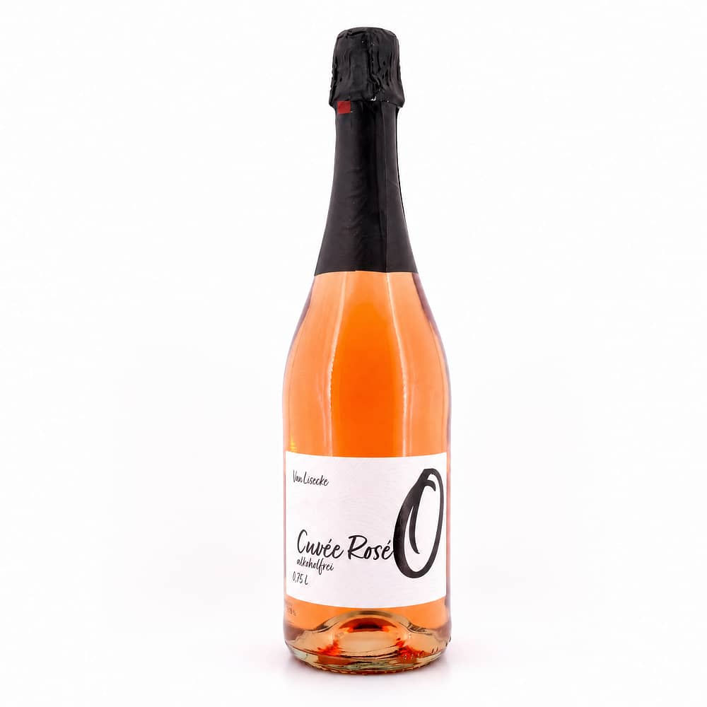 von Lösecke Cuvée Rosé O Schäumendes Getränk aus entalkoholisiertem Wein 0,750 Liter Produktbild