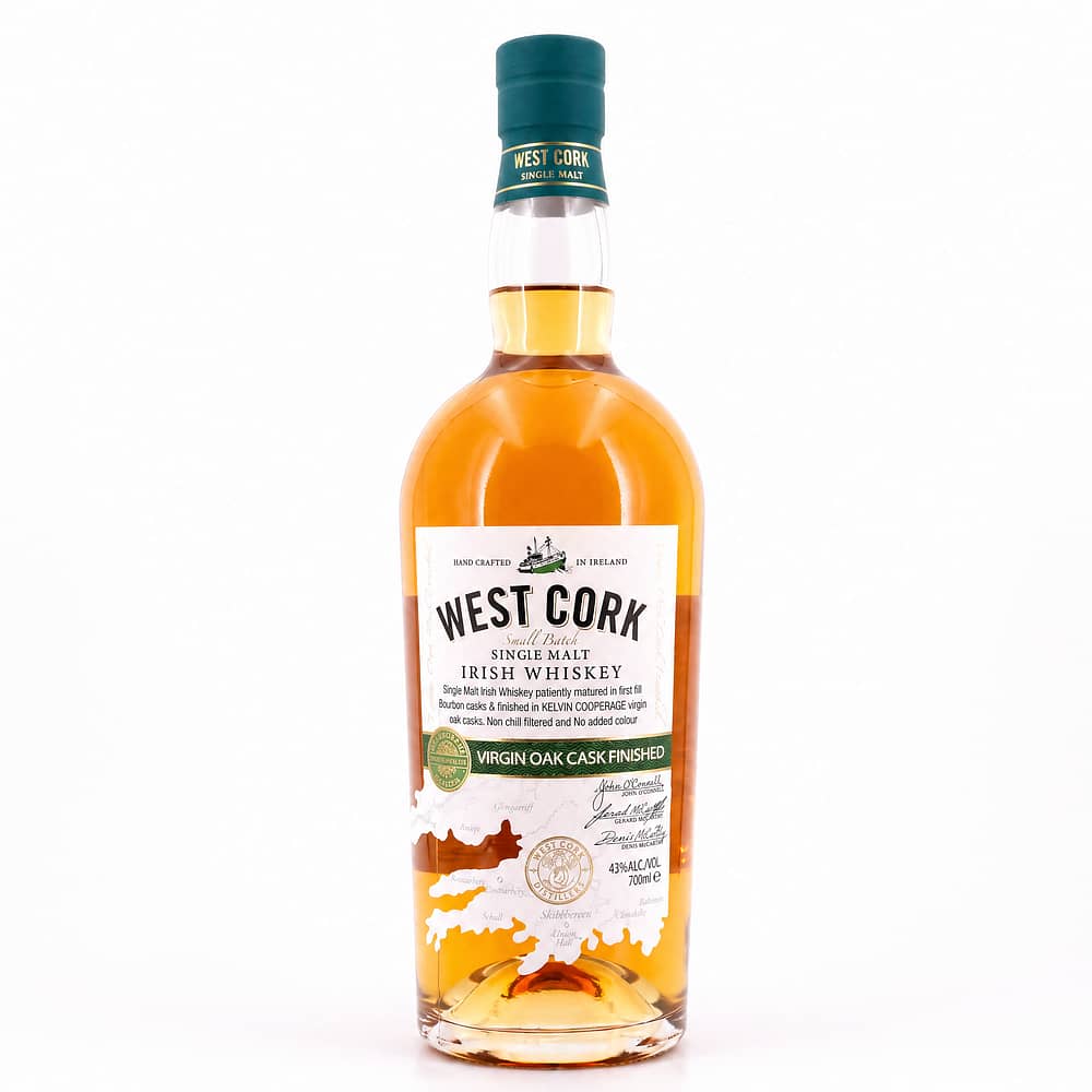West Cork Single Malt Virgin Oak Cask Finish 0,70 Liter/ 43.0% vol Produktbild