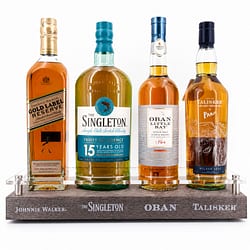 whiskyworld Exklusive Malt Selektion mit Barständer Produktbild