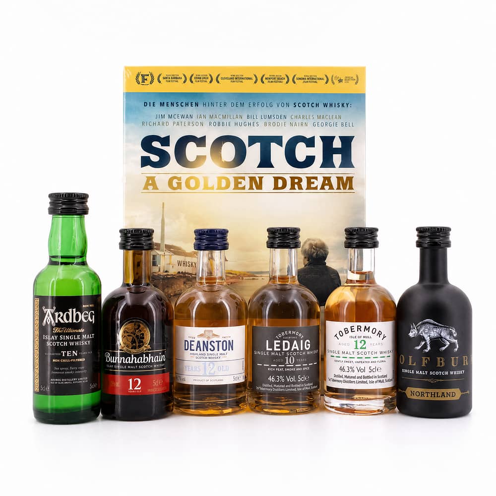 whiskyworld The Non-Chillfiltered Tasting Set Natural Color 0,30 Liter/ 46.2% vol Produktbild