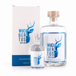 WHOBERTUS Dry Gin inkl. Miniatur Produktbild