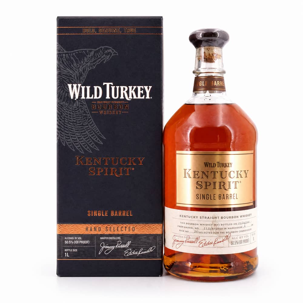 Wild Turkey Kentucky Spirit Single Barrel Straight Bourbon Whiskey Literflasche 1 Liter/ 50.5% vol Produktbild