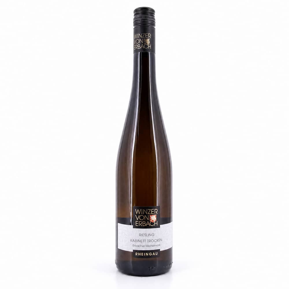 Winzer von Erbach EG Riesling Kabinett Erbacher Michelmark trocken Jahrgang 2023 0,750 Liter/ 11.0% vol Produktbild