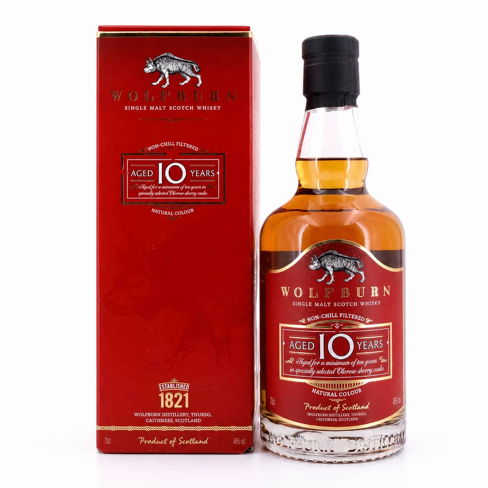 Wolfburn 10 Jahre Sherry Casks 0,70 Liter/ 46.0% vol Produktbild