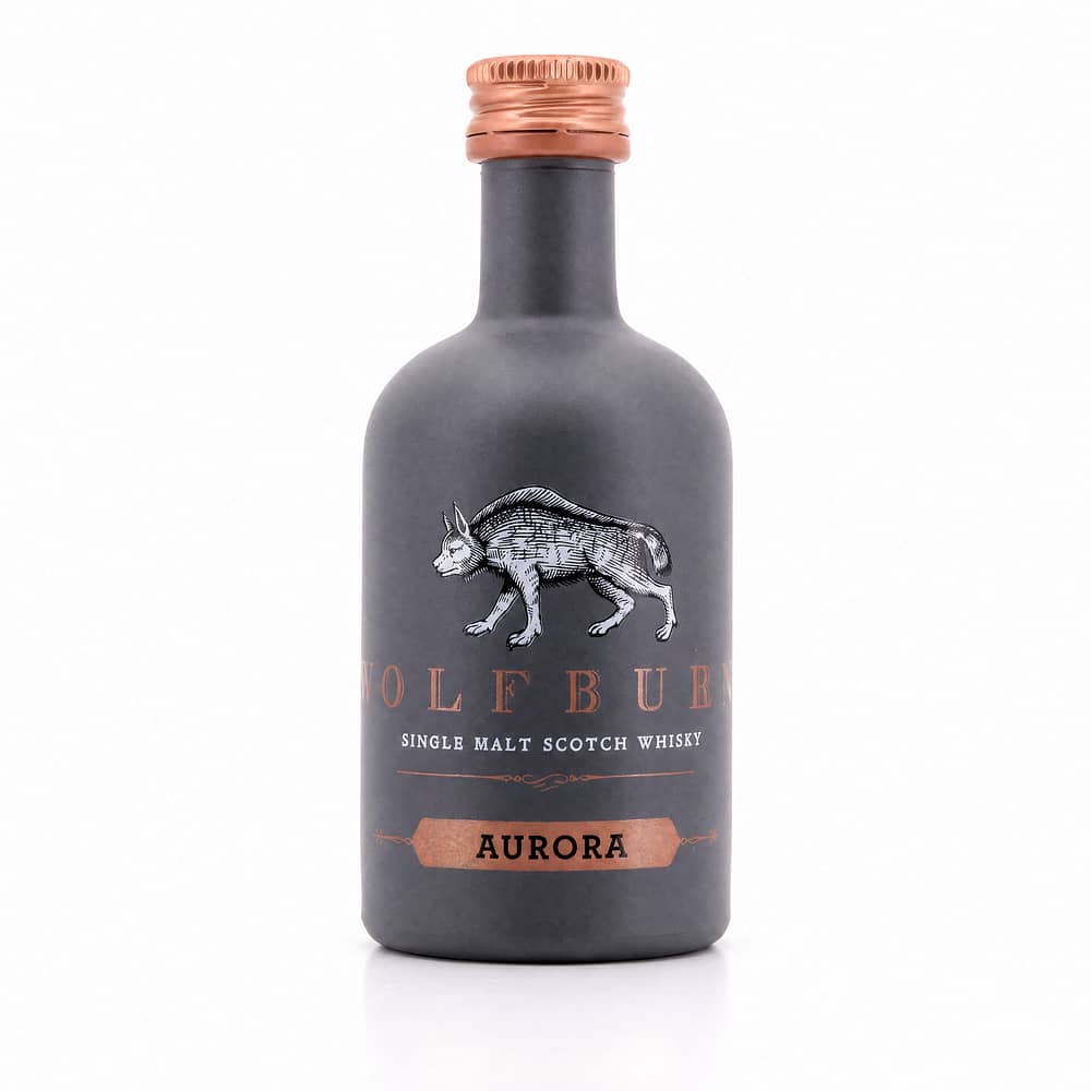 Wolfburn Aurora 20% Sherry Oak Miniatur 0,050 Liter/ 46.0% vol Produktbild