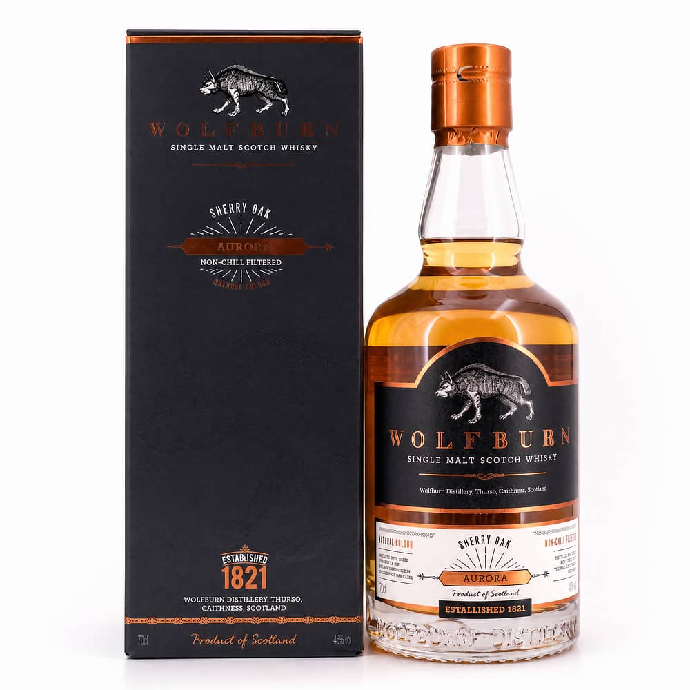 Wolfburn Aurora 50% Sherry Oak 0,70 Liter/ 46.0% vol Produktbild
