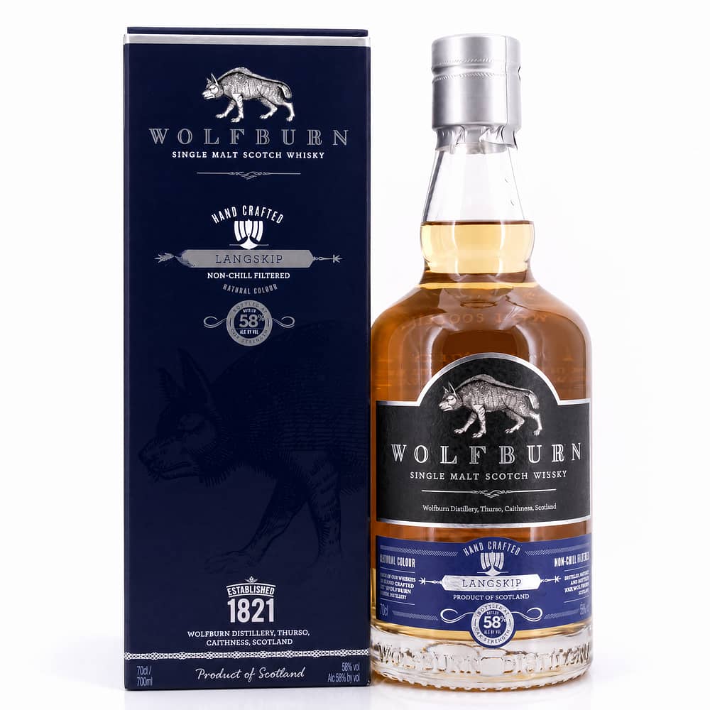 Wolfburn Langskip Batch strength 0,70 Liter/ 58.0% vol Produktbild