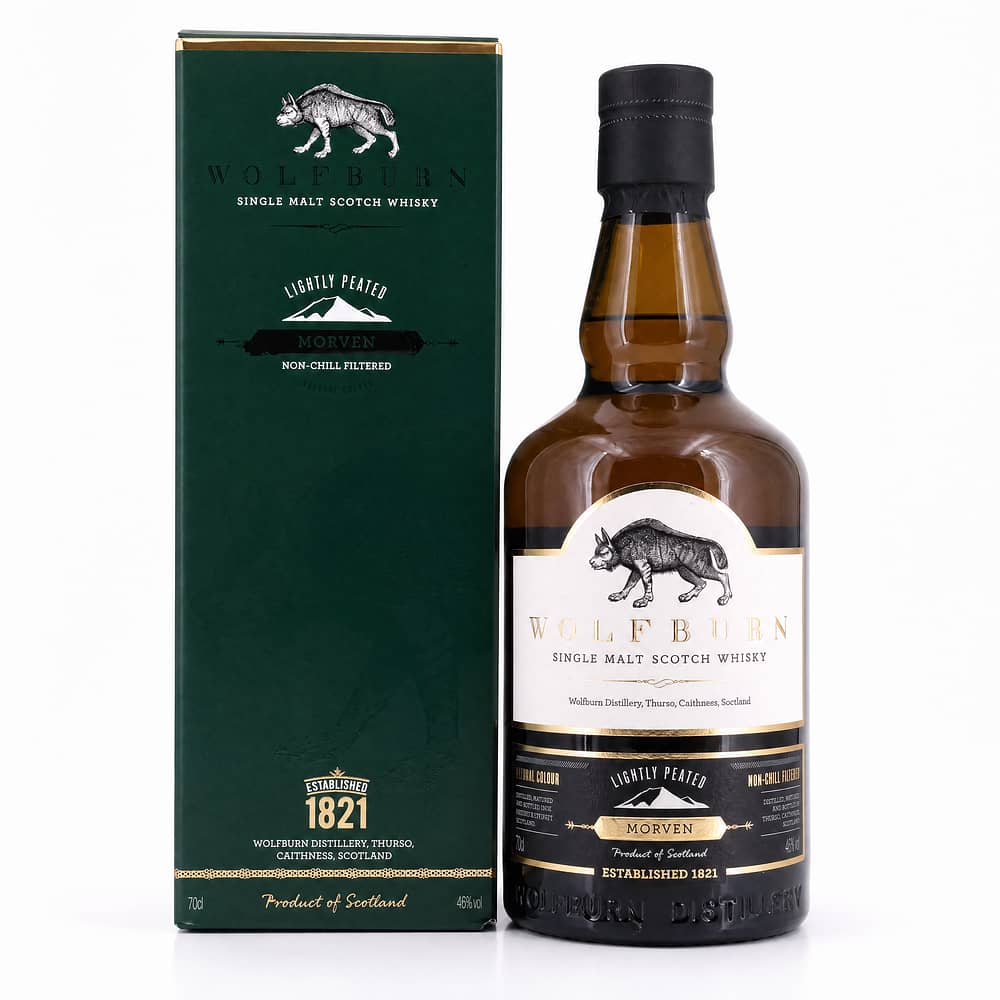 Wolfburn Morven lightly peated 0,70 Liter/ 46.0% vol Produktbild