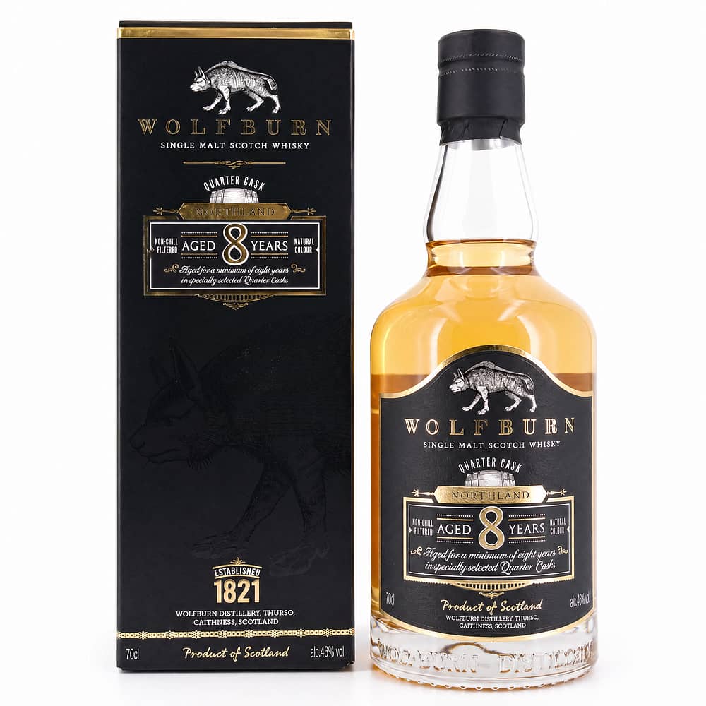 Wolfburn Northland 8 Jahre 0,70 Liter/ 46.0% vol Produktbild
