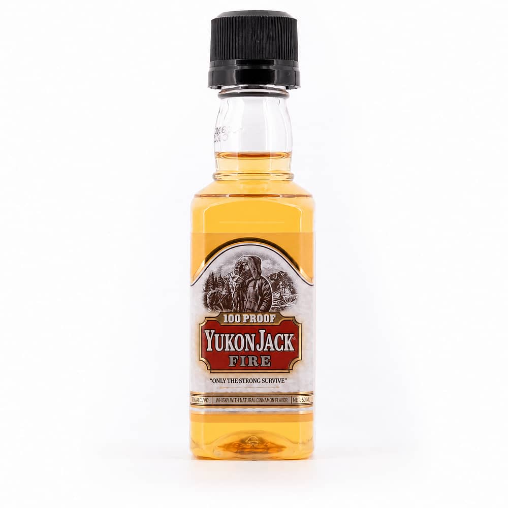 Yukon Jack Fire Likör Miniatur PET-Flasche 0,050 Liter/ 50.0% vol Produktbild