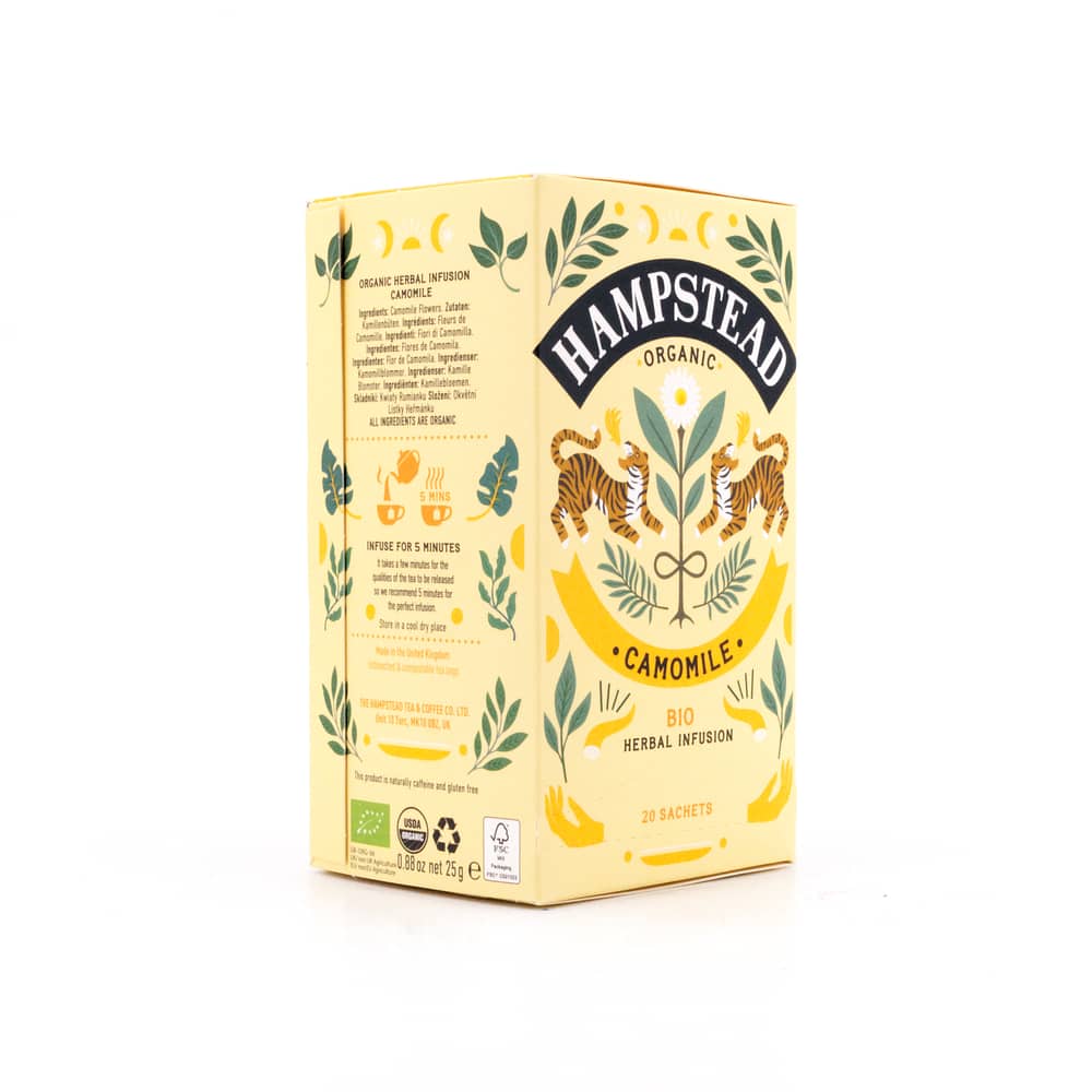 Hampstead Tea BIO Care for you Camomile 20 Teebeutel 25 Gramm Produktbild