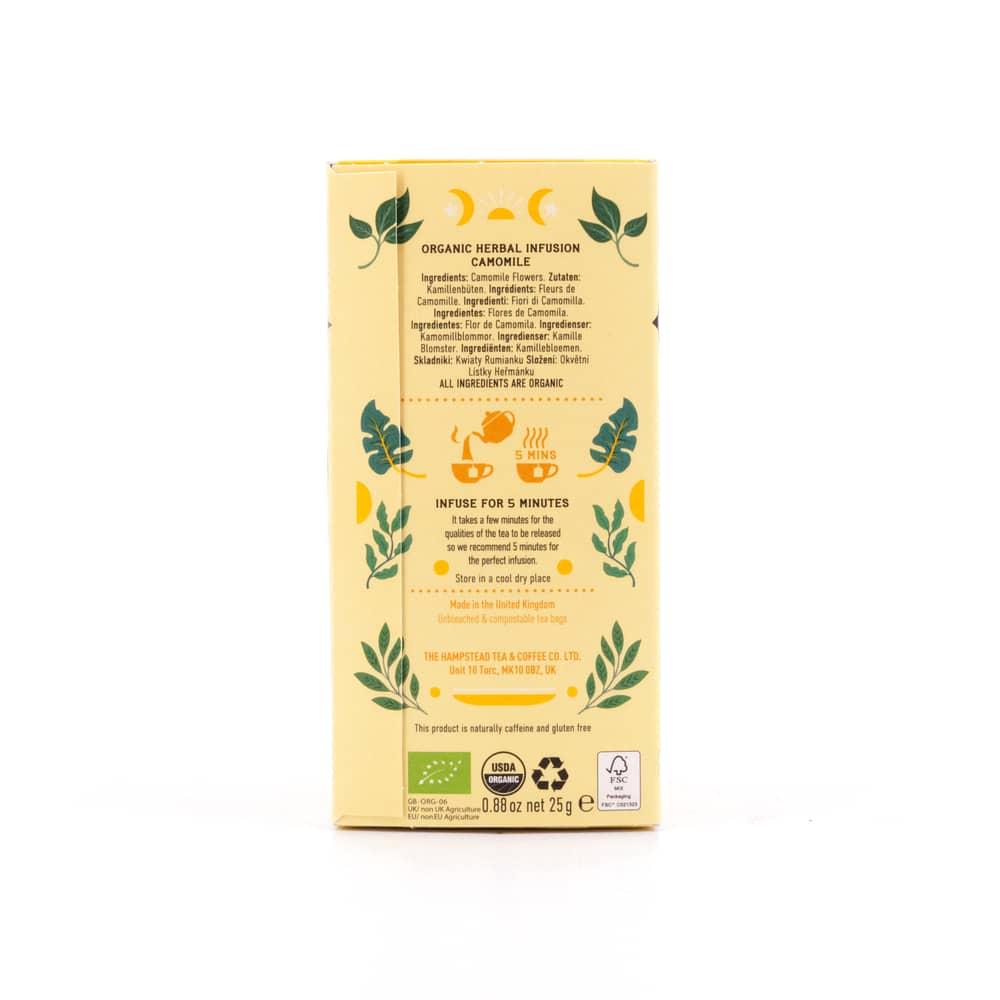Hampstead Tea BIO Care for you Camomile 20 Teebeutel 25 Gramm Produktbild