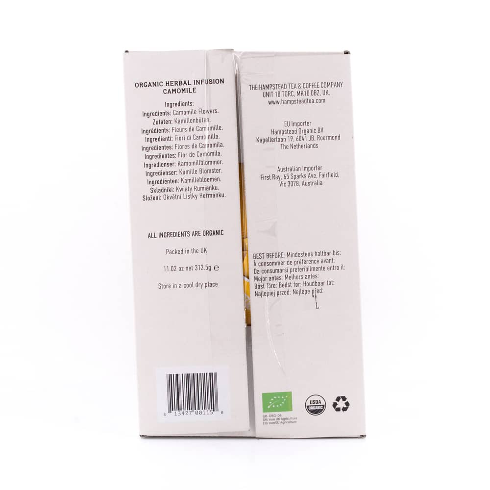 Hampstead Tea BIO Care for you Camomile Gastropack mit 250 Teebeutel 312,50 Gramm Produktbild