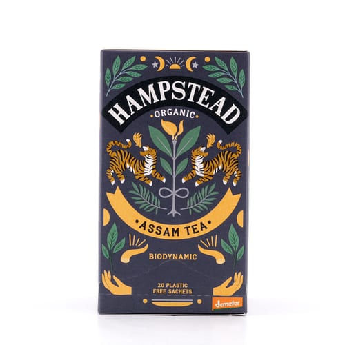 Hampstead Tea BIO Organic Assam Imperial 20 Teebeutel 40 Gramm Produktbild