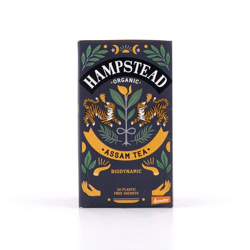 Hampstead Tea BIO Organic Assam Imperial 20 Teebeutel 40 Gramm Produktbild