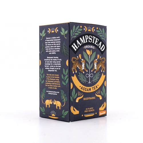 Hampstead Tea BIO Organic Assam Imperial 20 Teebeutel 40 Gramm Produktbild