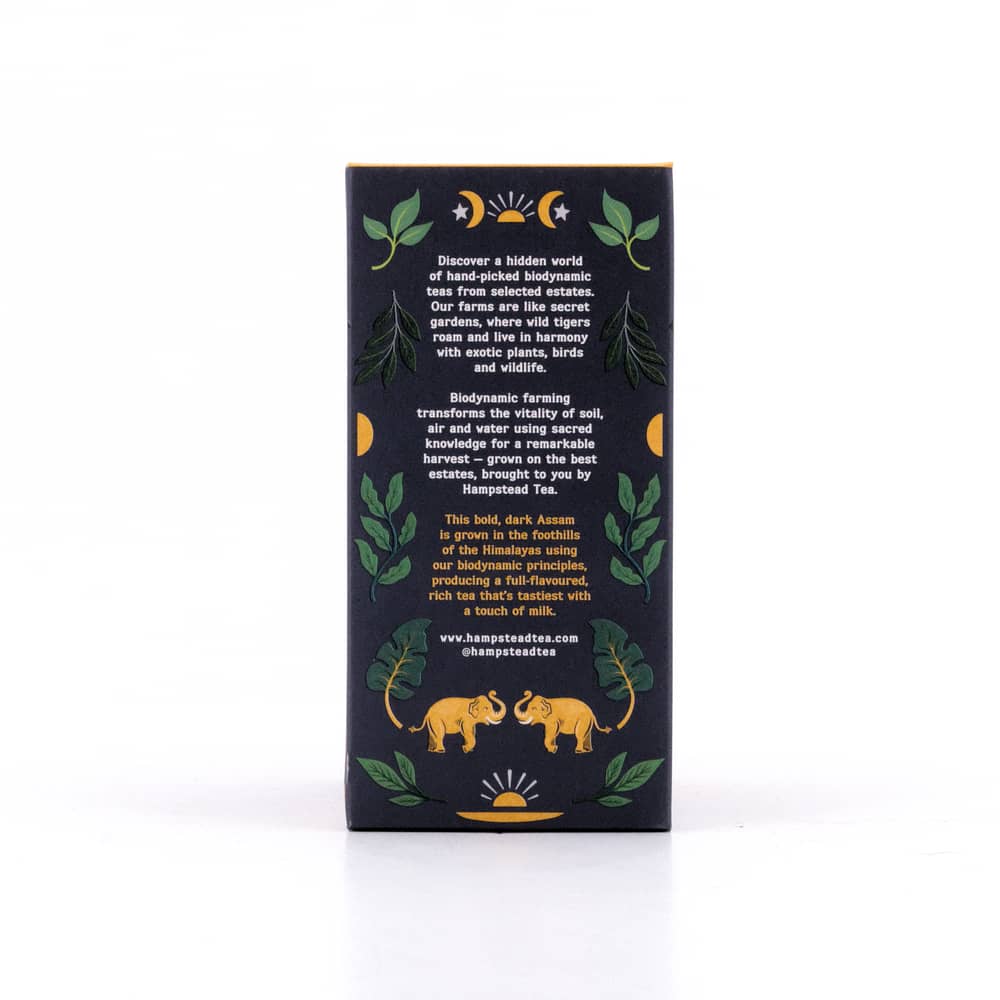 Hampstead Tea BIO Organic Assam Imperial 20 Teebeutel 40 Gramm Produktbild