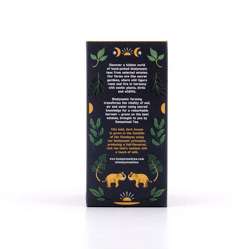 Hampstead Tea BIO Organic Assam Imperial 20 Teebeutel 40 Gramm Produktbild