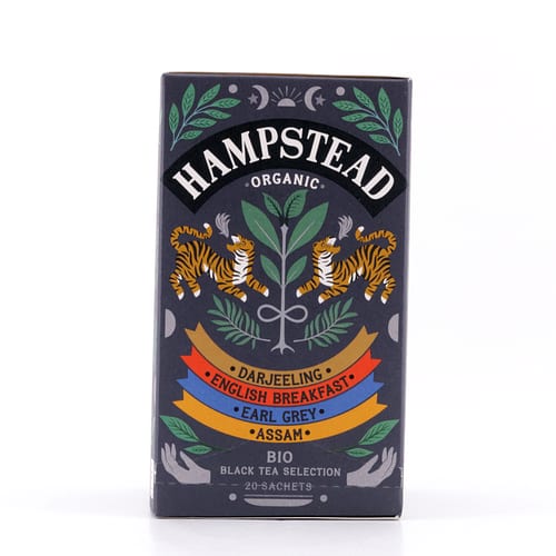 Hampstead Tea BIO Organic Black Tea Selection 20 Teebeutel 40 Gramm Produktbild