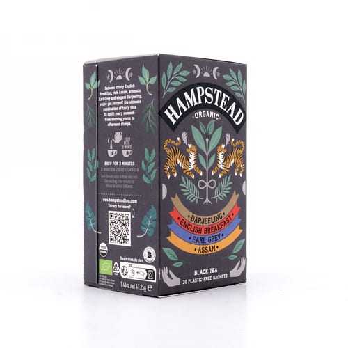 Hampstead Tea BIO Organic Black Tea Selection 20 Teebeutel 40 Gramm Produktbild
