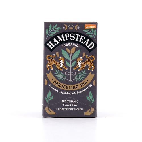 Hampstead Tea BIO Organic Darjeeling 20 Teebeutel 40 Gramm Produktbild