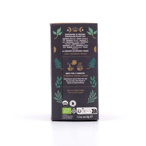 Hampstead Tea BIO Organic Darjeeling 20 Teebeutel 40 Gramm Produktbild