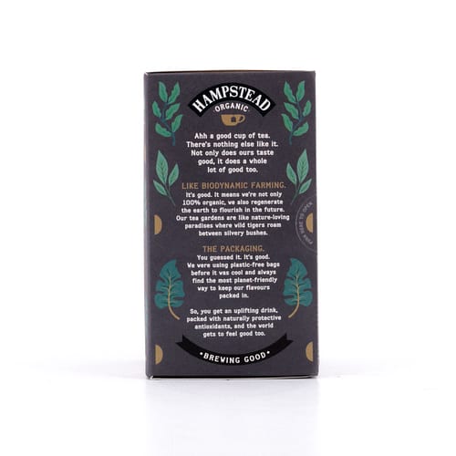 Hampstead Tea BIO Organic Darjeeling 20 Teebeutel 40 Gramm Produktbild