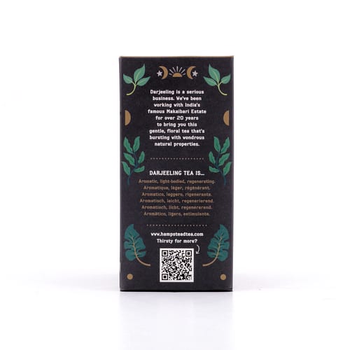 Hampstead Tea BIO Organic Darjeeling 20 Teebeutel 40 Gramm Produktbild