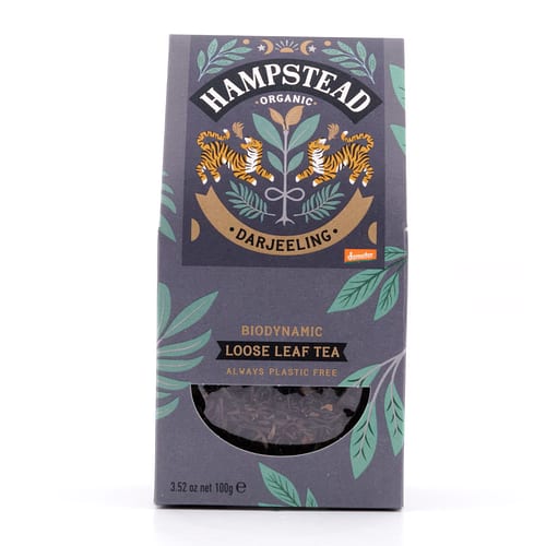 Hampstead Tea BIO Organic Darjeeling loser Tee 100 Gramm Produktbild