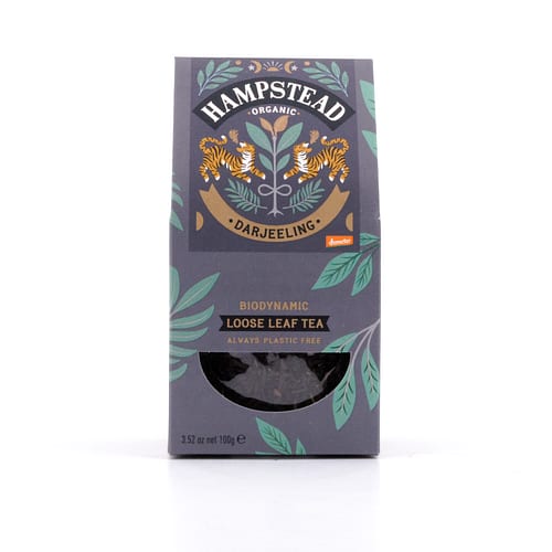 Hampstead Tea BIO Organic Darjeeling loser Tee 100 Gramm Produktbild