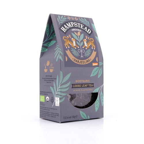 Hampstead Tea BIO Organic Darjeeling loser Tee 100 Gramm Produktbild