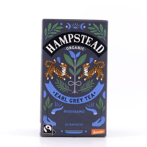 Hampstead Tea BIO Organic Earl Grey 20 Teebeutel 40 Gramm Produktbild