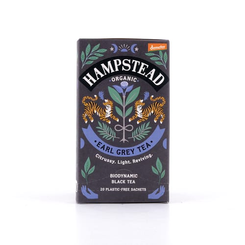 Hampstead Tea BIO Organic Earl Grey 20 Teebeutel 40 Gramm Produktbild