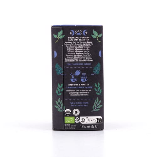 Hampstead Tea BIO Organic Earl Grey 20 Teebeutel 40 Gramm Produktbild