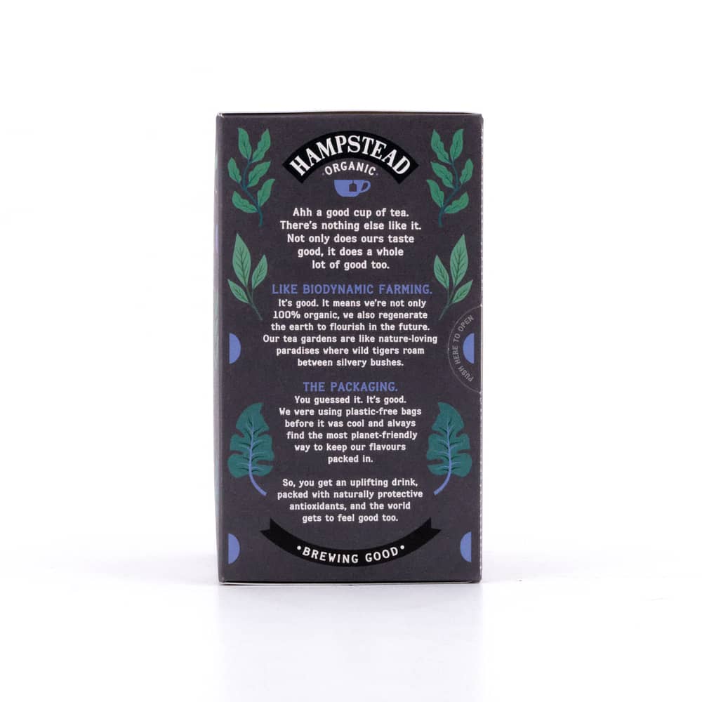 Hampstead Tea BIO Organic Earl Grey 20 Teebeutel 40 Gramm Produktbild