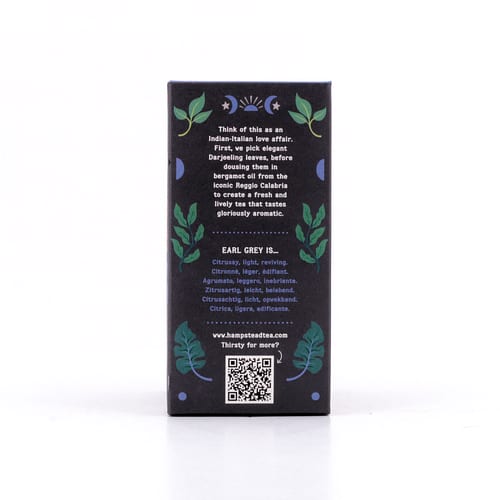 Hampstead Tea BIO Organic Earl Grey 20 Teebeutel 40 Gramm Produktbild