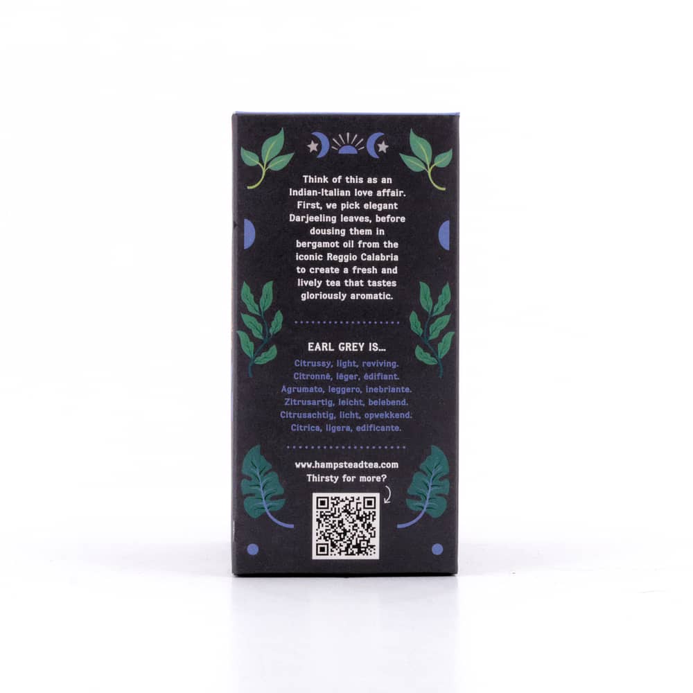 Hampstead Tea BIO Organic Earl Grey 20 Teebeutel 40 Gramm Produktbild