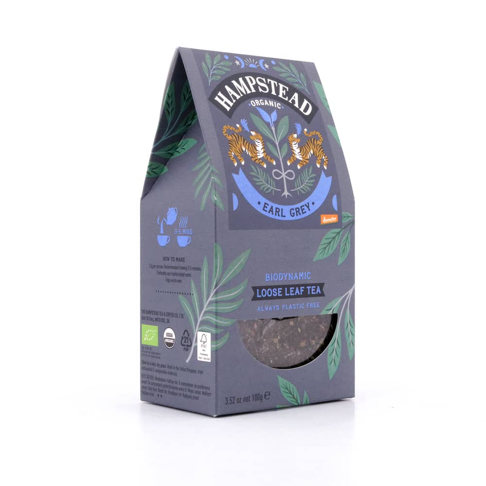 Hampstead Tea BIO Organic Earl Grey loser Tee 100 Gramm Produktbild
