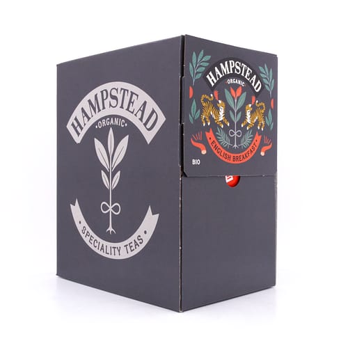 Hampstead Tea BIO Organic English Breakfast Gastropack mit 250 Teebeutel 500 Gramm Produktbild